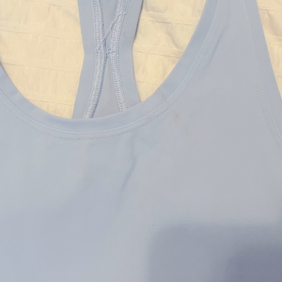 Lululemon Light Blue Razorback tank top - Picture 3 of 3